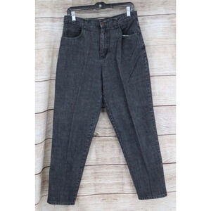 VINTAGE BillBlass Jeans Womens Sz 12 Easy Fit High Rise Straight Leg Jeans Black
